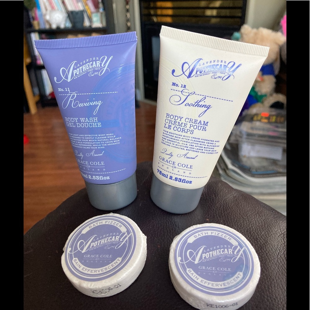 Grace Cole Lavender Apothecary Bath Set.  New!